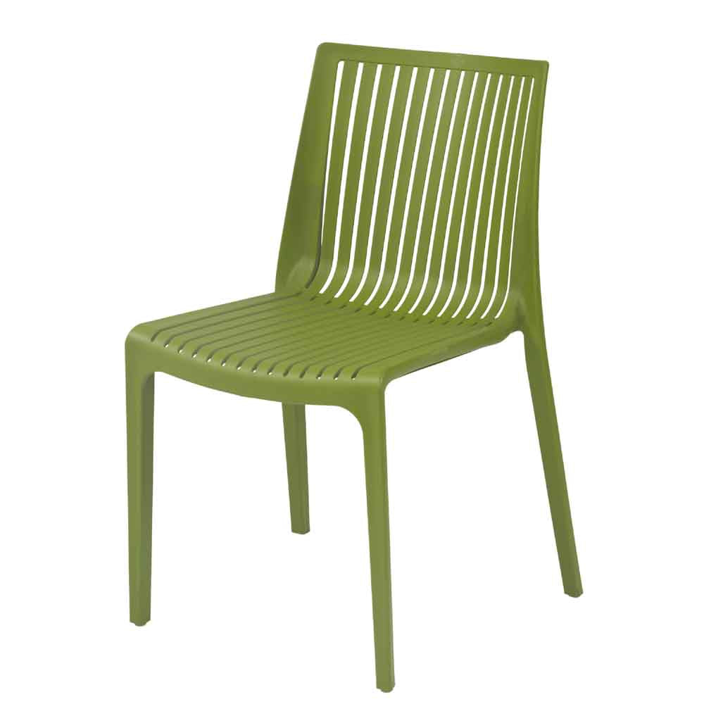 Supreme - Oasis Mehandi Green - Plastic Chair | H:820 x W:520 x D:585mm | 1 Year Warranty