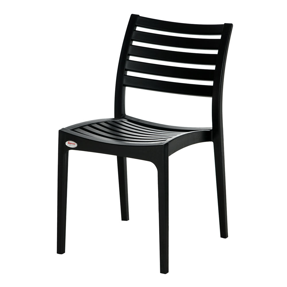 Supreme - Omega Black - Plastic Chair | H:820 x W:565 x D:565mm | 1 Year Warranty