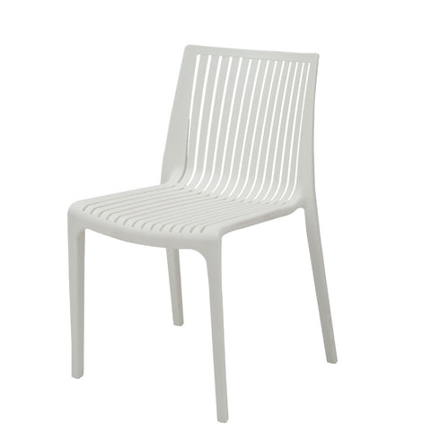 Supreme - Oasis Milky White - Plastic Chair | H:820 x W:520 x D:585mm | 1 Year Warranty