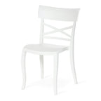 Supreme - Cruz Milky White - Plastic Chair | H:825 x W:500 x D:565mm | 1 Year Warranty
