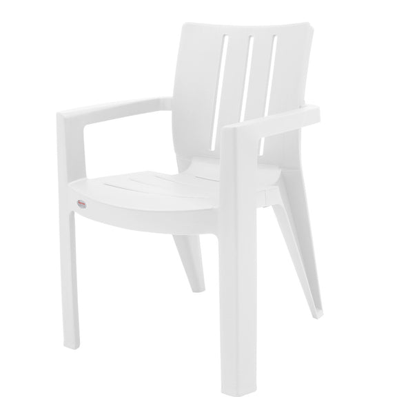 Supreme - Kent Milky White - Plastic Chair | H:820 x W:600 x D:590mm | 1 Year Warranty