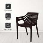 Supreme - Spectrum Globus Brown - Plastic Chair | H:825 x W:565 x D:540mm | 1 Year Warranty