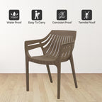 Supreme - Spectrum Dark Beige - Plastic Chair | H:825 x W:565 x D:540mm | 1 Year Warranty