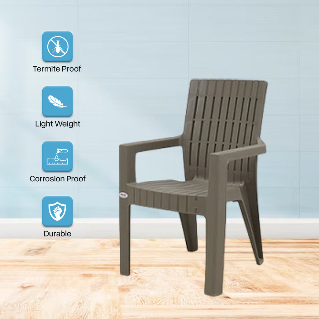 Supreme - Olympia Champange - Plastic Chair | H:820 x W:560 x D:540mm | 1 Year Warranty