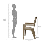 Supreme - Olympia Dark Beige - Plastic Chair | H:820 x W:560 x D:540mm | 1 Year Warranty