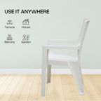 Supreme - Olympia Milky White - Plastic Chair | H:820 x W:560 x D:540mm | 1 Year Warranty