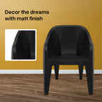 Supreme - Futura Black - Plastic Chair | H:860 x W:585 x D:625mm | 1 Year Warranty