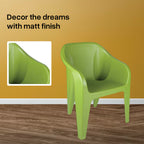 Supreme - Futura Mehandi Green - Plastic Chair | H:860 x W:585 x D:625mm | 1 Year Warranty
