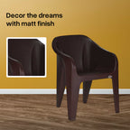 Supreme - Futura Globus Brown - Plastic Chair | H:860 x W:585 x D:625mm | 1 Year Warranty