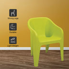 Supreme - Futura Villa Green - Plastic Chair | H:860 x W:585 x D:625mm | 1 Year Warranty