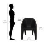 Supreme - Futura Black - Plastic Chair | H:860 x W:585 x D:625mm | 1 Year Warranty