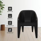 Supreme - Futura Black - Plastic Chair | H:860 x W:585 x D:625mm | 1 Year Warranty