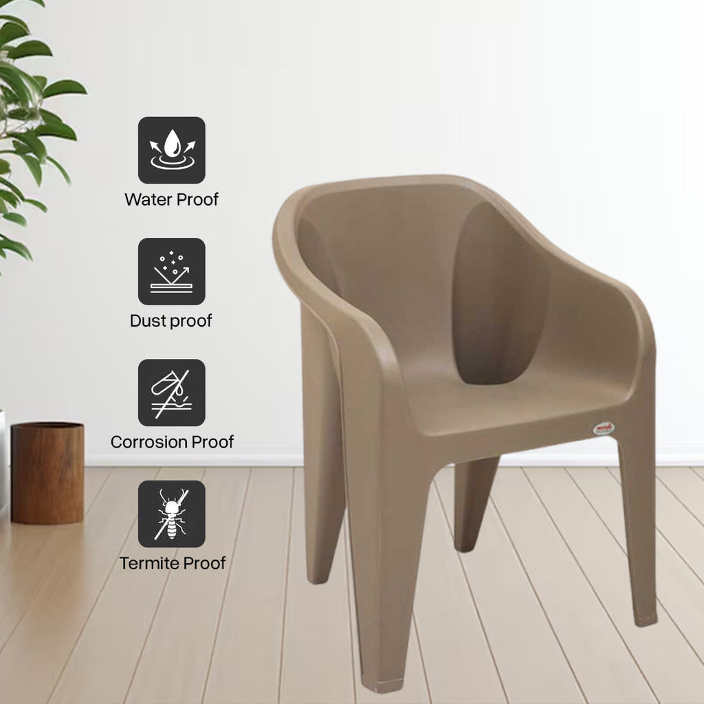 Supreme - Futura Champenge - Plastic Chair | H:860 x W:585 x D:625mm | 1 Year Warranty