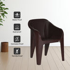 Supreme - Futura Globus Brown - Plastic Chair | H:860 x W:585 x D:625mm | 1 Year Warranty
