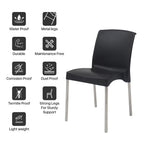 Supreme - Hybrid Black - Plastic Chair | H:830 x W:480 x D:610mm | 1 Year Warranty