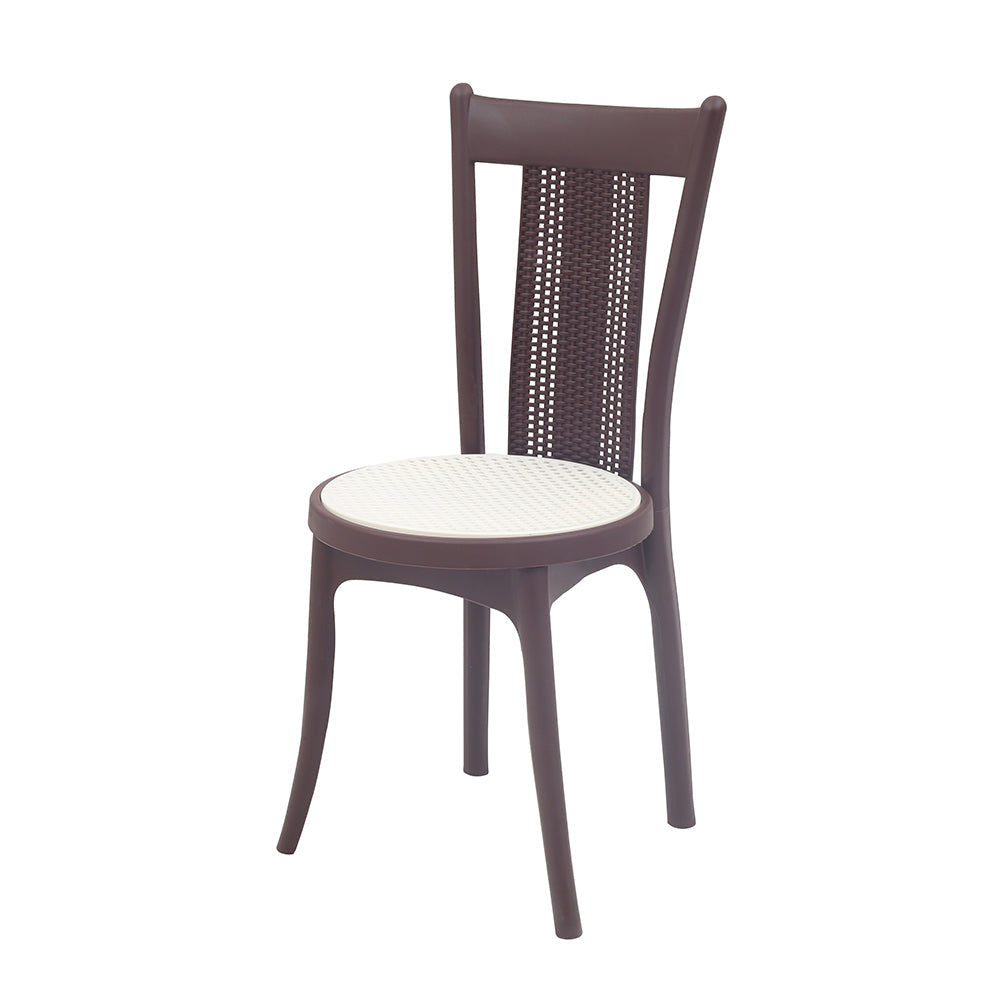 Supreme - Ladder Globus Brown - Plastic Chair | H:900 x W:400 x D:470mm | 1 Year Warranty