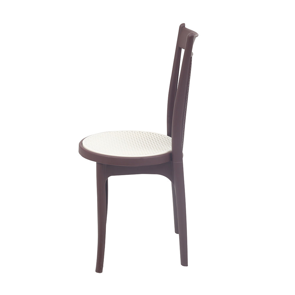 Supreme - Ladder Globus Brown - Plastic Chair | H:900 x W:400 x D:470mm | 1 Year Warranty