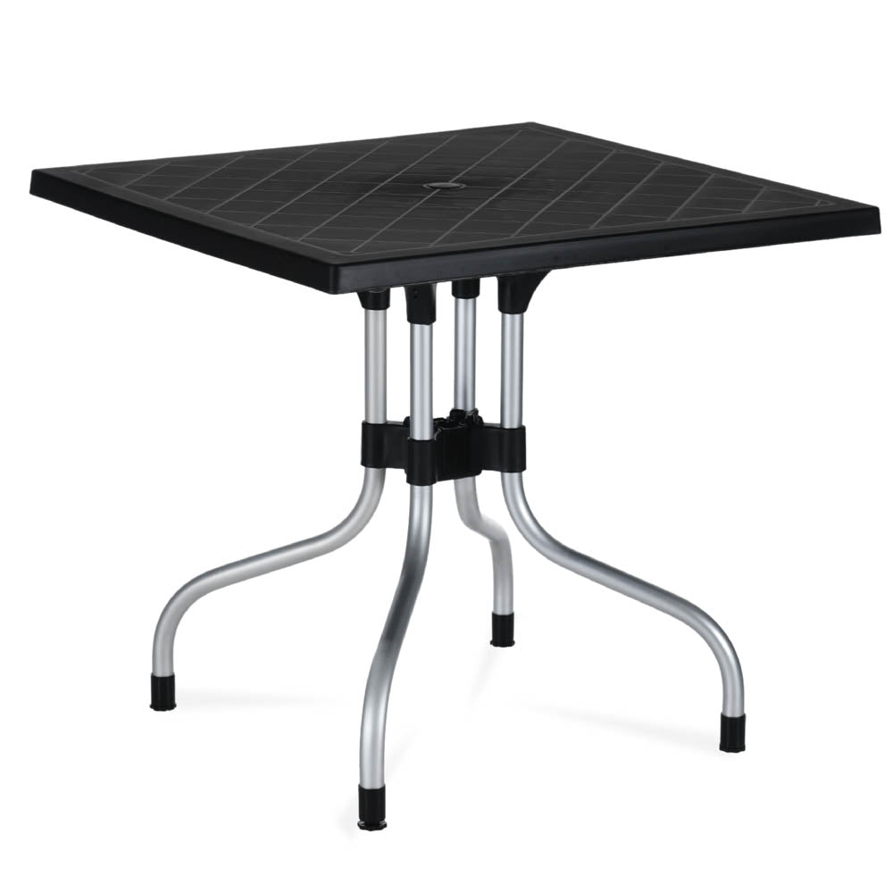 Supreme - Olive Black - Plastic Table | H:730 x W:790 x D:790mm | 1 Year Warranty