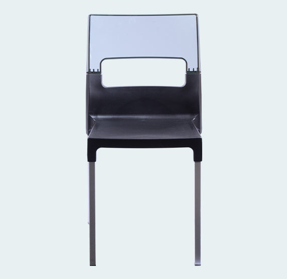Supreme - Diva Black Light Black - Plastic Chair | H:845 x W:450 x D:510mm | 1 Year Warranty