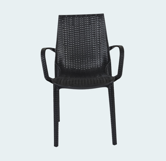 Supreme - Luxuria Black - Plastic Chair | H:880 x W:470 x D:550mm | 1 Year Warranty