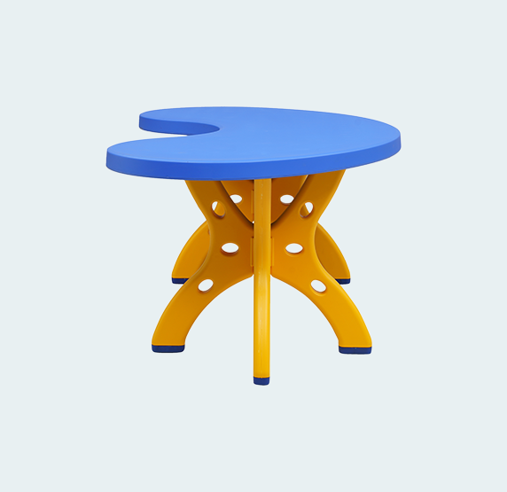 SUPREME CRESENT (KID TABLE WITH PLASTIC LEGS) BLUE