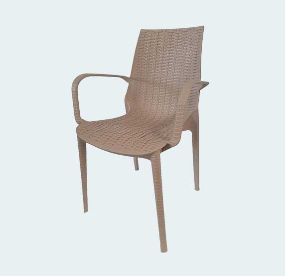 Supreme - Luxuria Dark Beige - Plastic Chair | H:880 x W:470 x D:550mm | 1 Year Warranty
