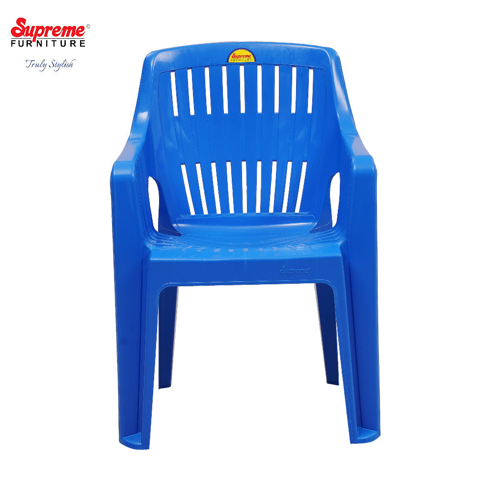 Supreme - Grace French Blue - Plastic Chair | H:820 x W:570 x D:570mm | 1 Year Warranty