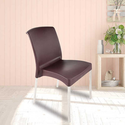 Supreme - Hybrid Globus Brown - Plastic Chair | H:830 x W:480 x D:610mm | 1 Year Warranty