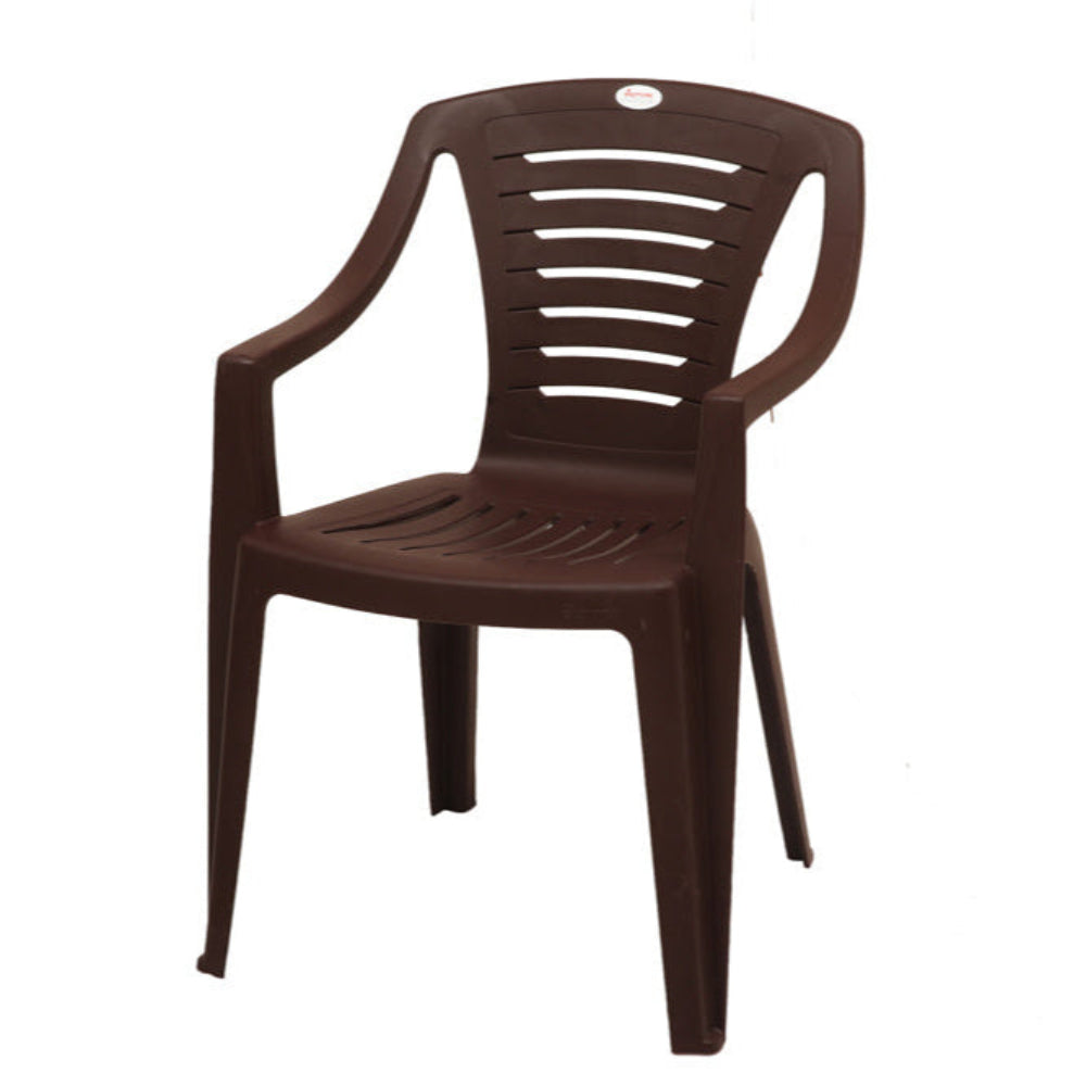 Supreme - Fiji Globus Brown - Plastic Chair | H:805 x W:565 x D:500mm | 1 Year Warranty