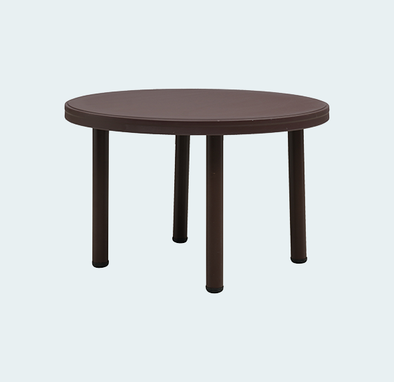 Supreme - Ring (Kid Table With (Ron Legs) (Dia-2.61) Globus Brown - Plastic Table | H:500 x W:812 x D:812mm | 1 Year Warranty