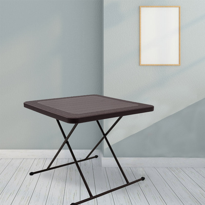 Supreme - Dine (Adjustable Height) Globus Brown - Plastic Table | H:745 x W:762 x D:762mm | 1 Year Warranty