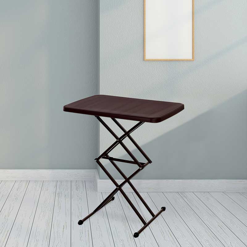 Supreme - Scissor (Adjustable Height Globus Brown - Plastic Table | H:645 x W:455 x D:735mm | 1 Year Warranty