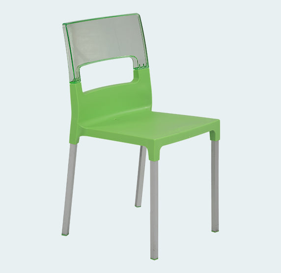 Supreme - Diva Green Light Green - Plastic Chair | H:845 x W:450 x D:510mm | 1 Year Warranty