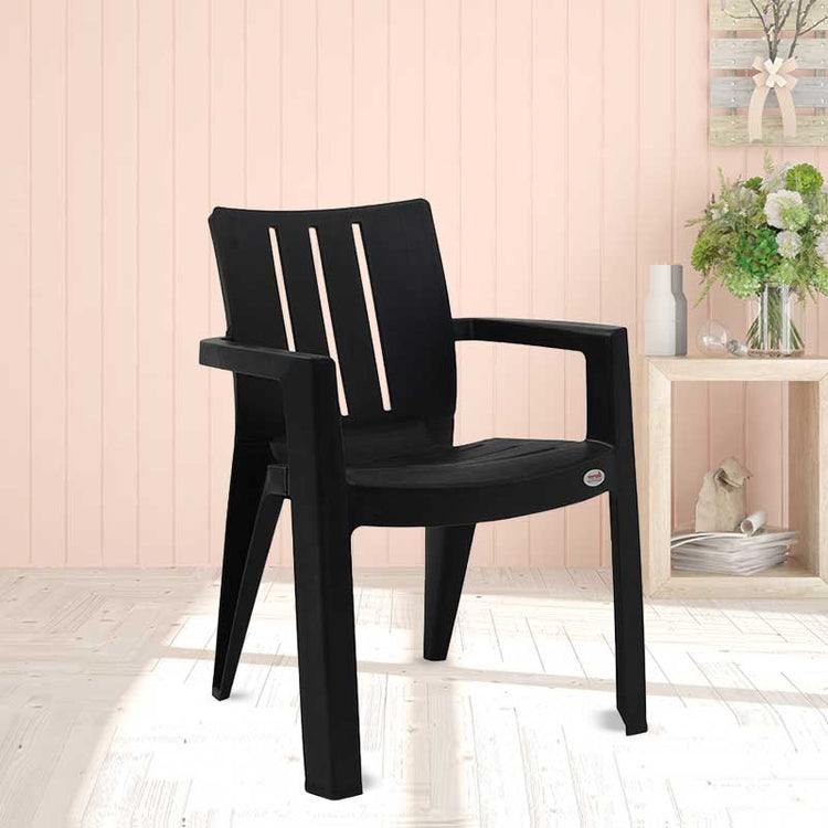 Supreme - Kent Black - Plastic Chair | H:820 x W:600 x D:590mm | 1 Year Warranty