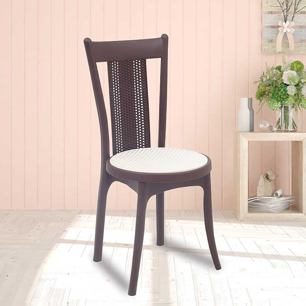 Supreme - Ladder Globus Brown - Plastic Chair | H:900 x W:400 x D:470mm | 1 Year Warranty