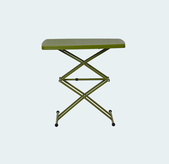 Supreme - Matrix (Adjustable Heighti Mehandi Green - Plastic Table | H:762 x W:496 x D:743mm | 1 Year Warranty