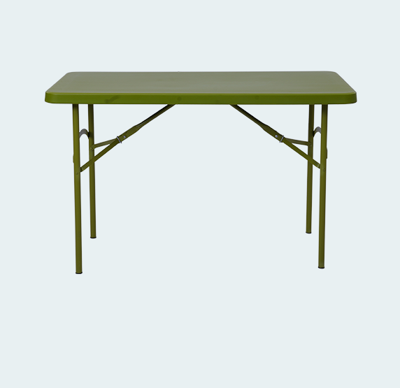 Supreme - Dollar Mehandi Green - Plastic Table | H:743 x W:610mm | 1 Year Warranty