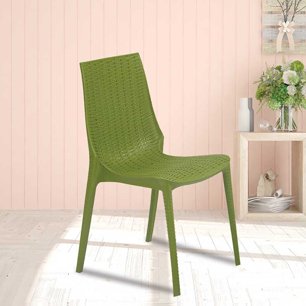 Supreme - Supreme Lumina Mehandi Green - Plastic Chair | H:880 x W:490 x D:545mm | 1 Year Warranty