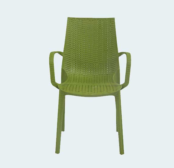 Supreme - Luxuria Mehendi Green - Plastic Chair | H:880 x W:470 x D:550mm | 1 Year Warranty