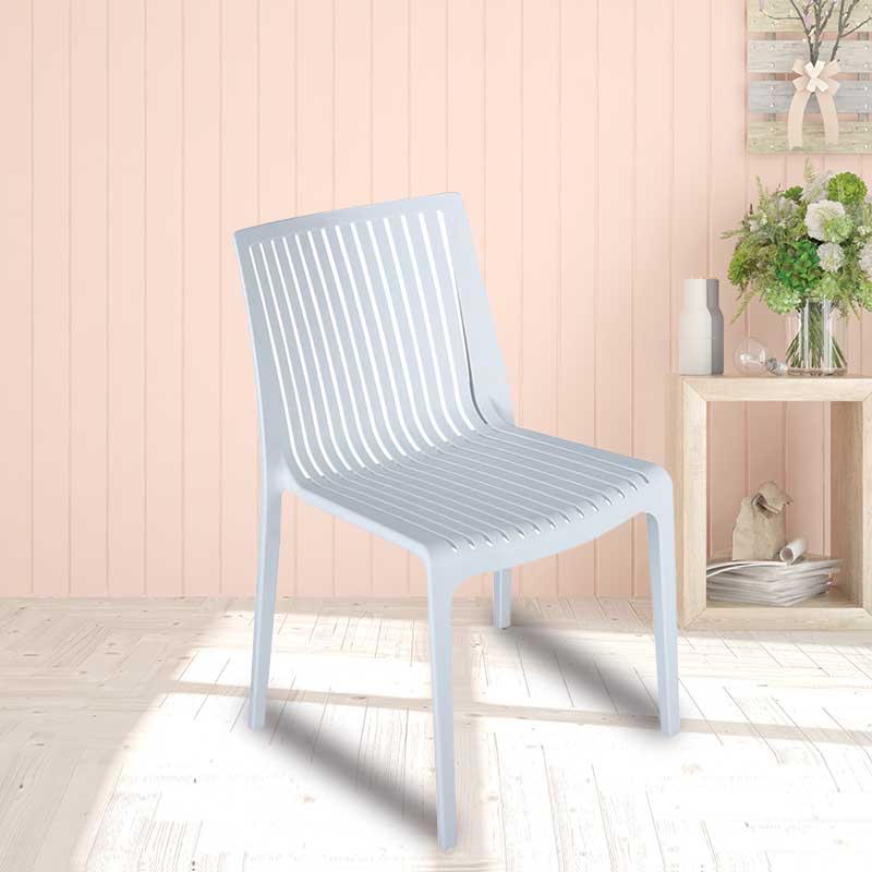 Supreme - Oasis Milky White - Plastic Chair | H:820 x W:520 x D:585mm | 1 Year Warranty