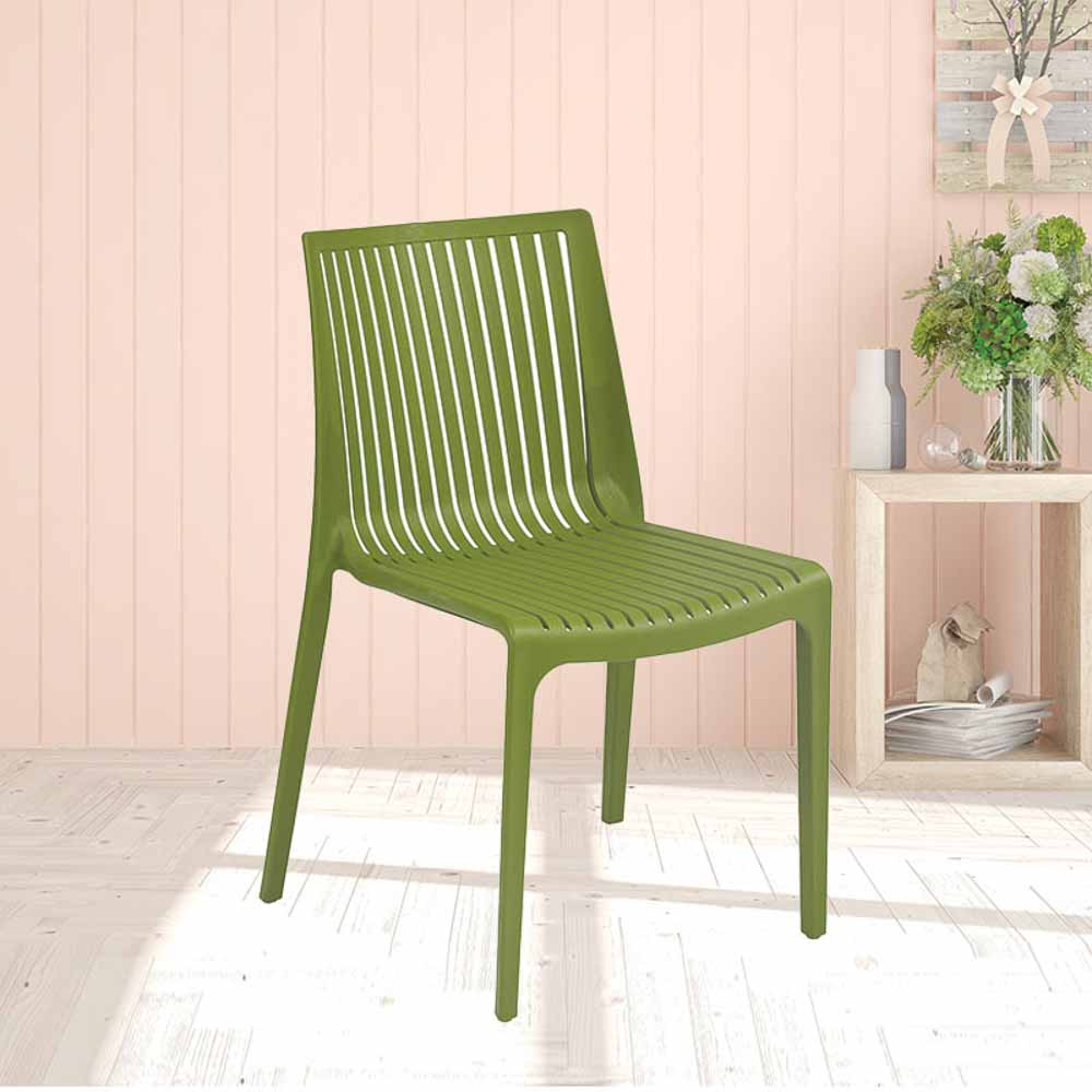 Supreme - Oasis Mehandi Green - Plastic Chair | H:820 x W:520 x D:585mm | 1 Year Warranty