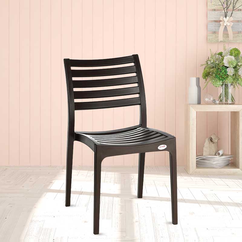 Supreme - Omega Wenge - Plastic Chair | H:820 x W:565 x D:565mm | 1 Year Warranty