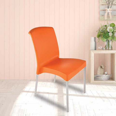 Supreme - Hybrid Orange - Plastic Chair | H:830 x W:480 x D:610mm | 1 Year Warranty