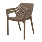 Supreme - Spectrum Dark Beige - Plastic Chair | H:825 x W:565 x D:540mm | 1 Year Warranty