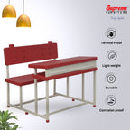 SUPREME ACADEMY (DUAL DESK WITH METAL FRAME) RED