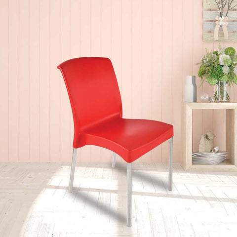 Supreme - Hybrid Red - Plastic Chair | H:830 x W:480 x D:610mm | 1 Year Warranty