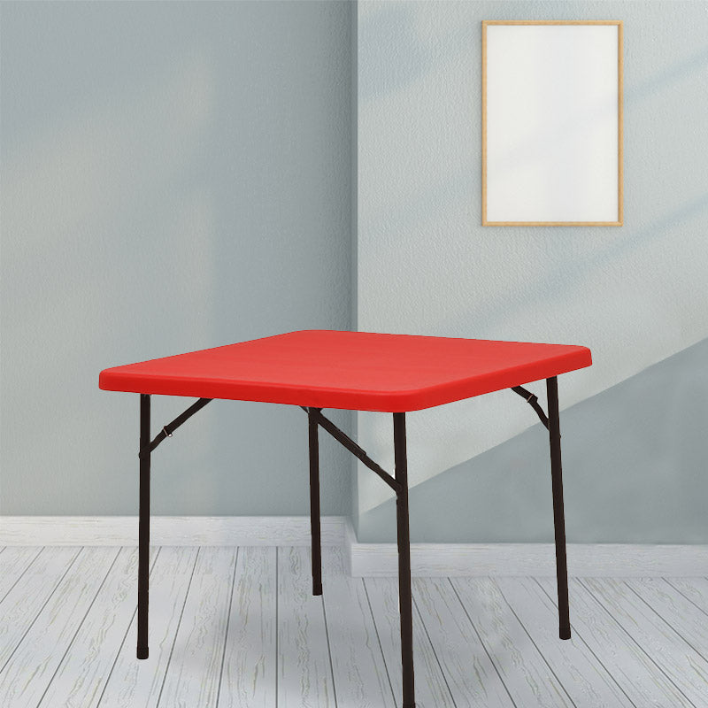Supreme - Miyami Red - Plastic Table | H:915 x W:915 x D:743mm | 1 Year Warranty