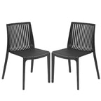 Supreme - Oasis Black - Plastic Chair | H:820 x W:520 x D:585mm | 1 Year Warranty