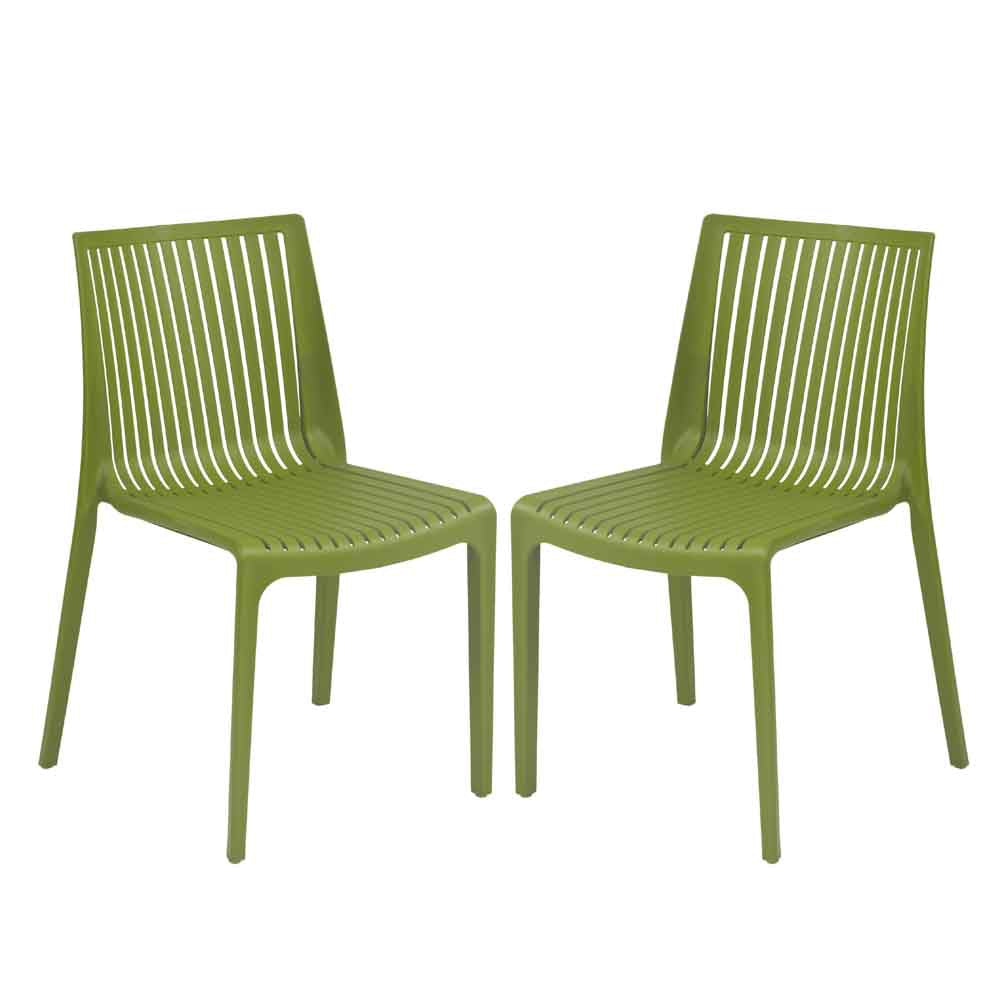 Supreme - Oasis Mehandi Green - Plastic Chair | H:820 x W:520 x D:585mm | 1 Year Warranty