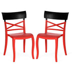 Supreme - Cruz Red Black - Plastic Chair | H:825 x W:500 x D:565mm | 1 Year Warranty